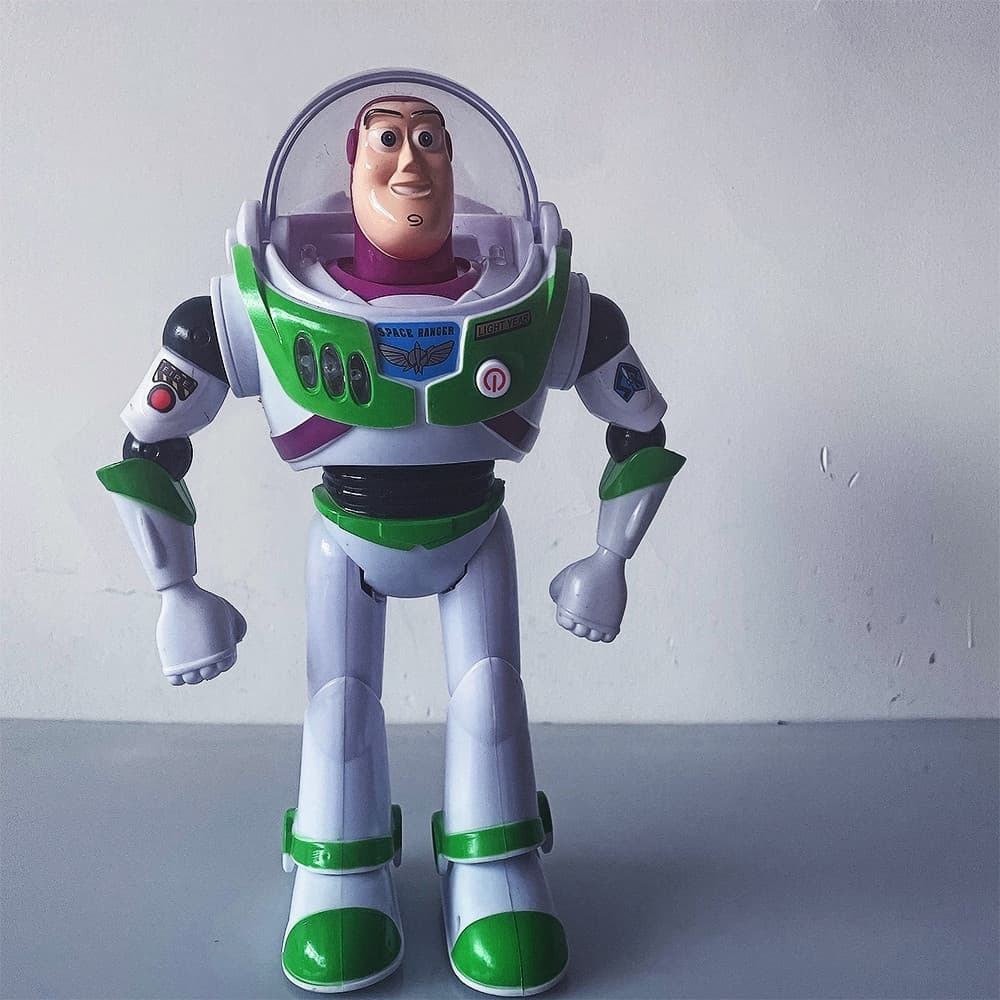 25cm Toy Story 4 Juguete Woody Buzz Lightyear Música/Luz Com Asas Boneca Figura De Ação Brinquedos Para Crianças Present