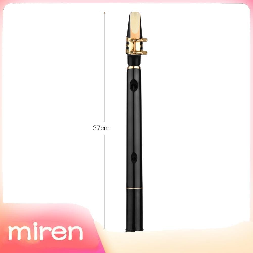 miren.br Mini saxofone de bolso com chave C, material ABS com boquilhas, 10 peças de palhetas, bolsa de transporte,