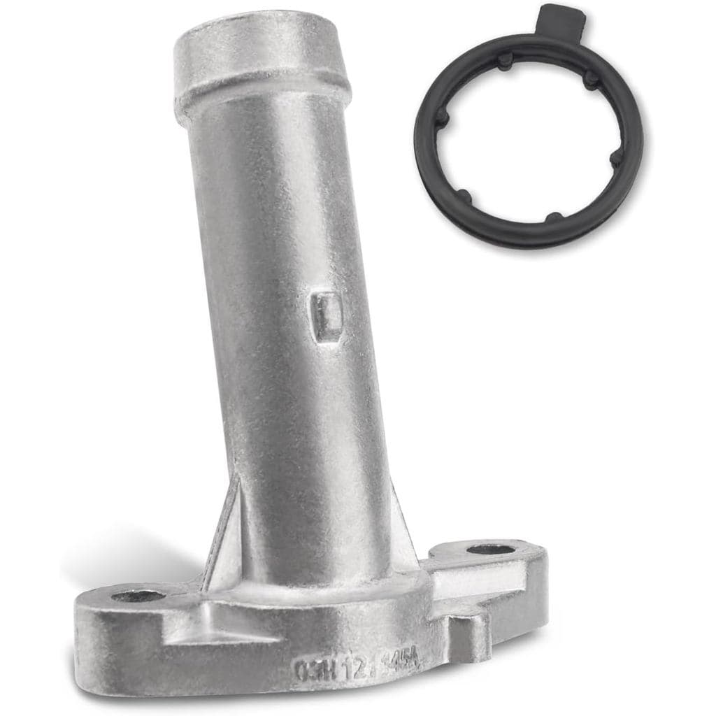 Flange de Entrada de Refrigerante do Motor em Alumínio com Mangueira de Resfriamento e Anel de Vedação para Audi Q7 2007