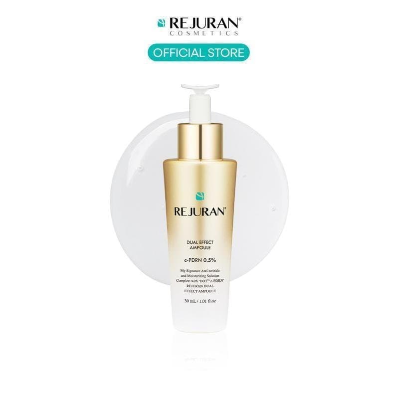 REJURANDualEffectAmpoule, DOTDUALc-PDRN-SérumRejuvenescedor para o Rosto para uma Pele Radiante, Tratamento de Rugas e L