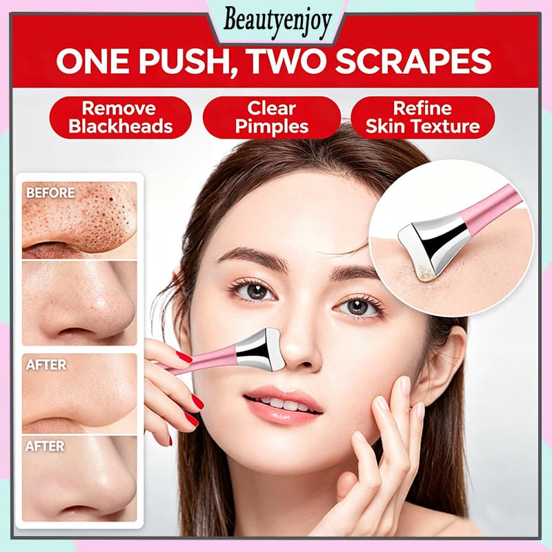 Pá De Cravo Profissional De Aço Inoxidável , Removedor De Cravos , Limpeza De Poros , Purificador Facial Multiuso Para D