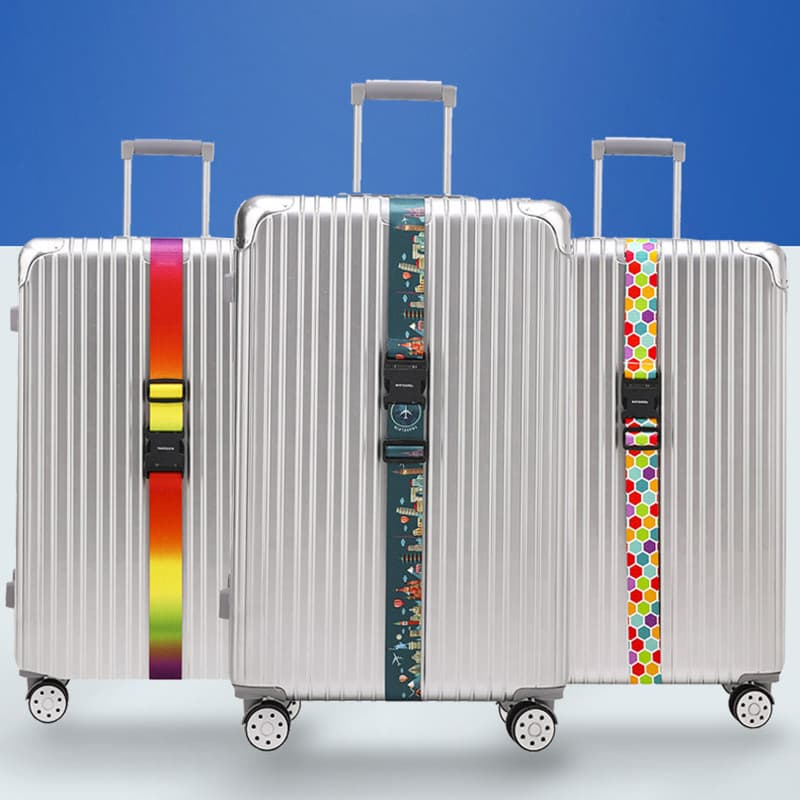 🔥 Correia para Mala 🔥 Trolley case Binding rope VENDA QUENTE Luggage strap Desenhos Animados Impressos Alongados Bagag