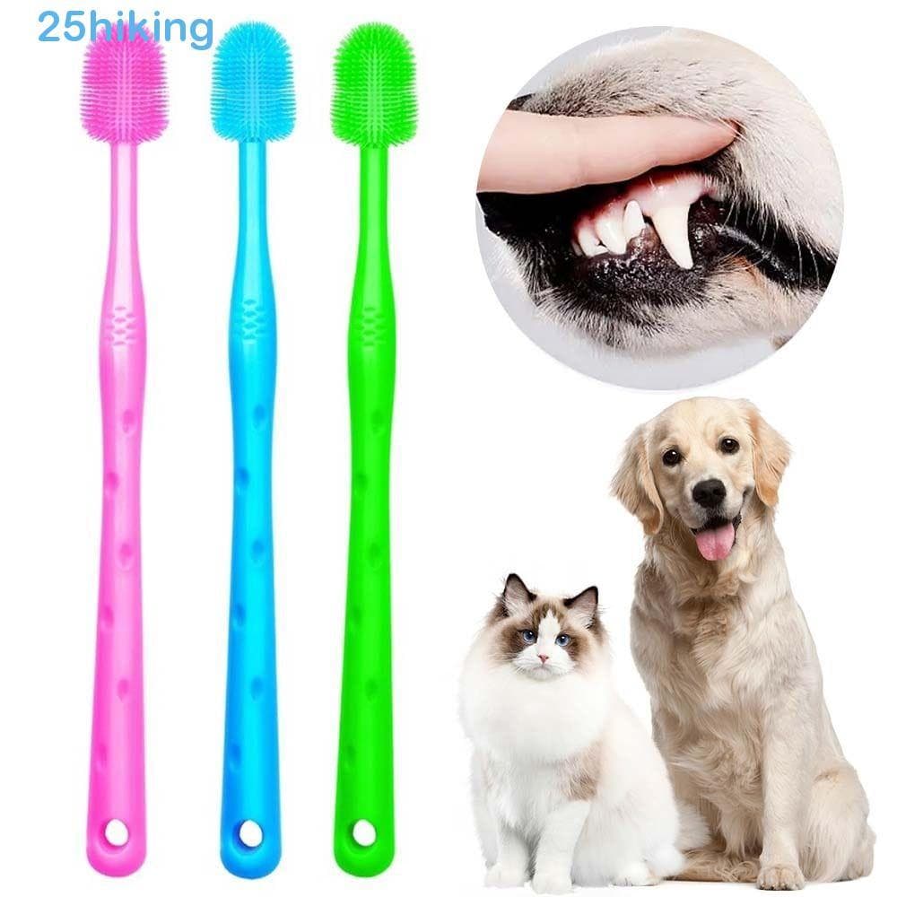 Escova De Dentes Para Gatos , Tamanho Pequeno , Cachorro , Gato , Limpeza Oral , Rosto De Cravos , Cães