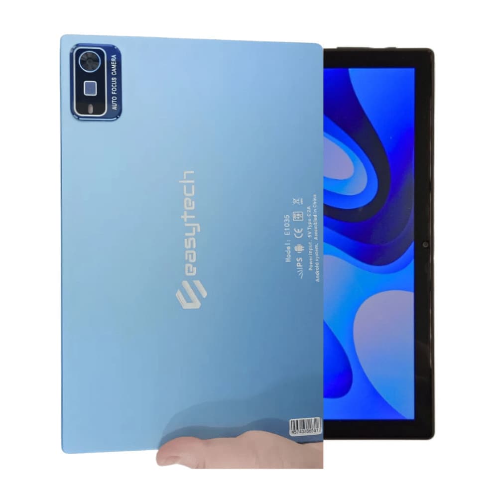 Tablet E1035 Full HD Android 256gb Memória + 12gb Ram Cor Azul 10.1' Polegadas + Teclado