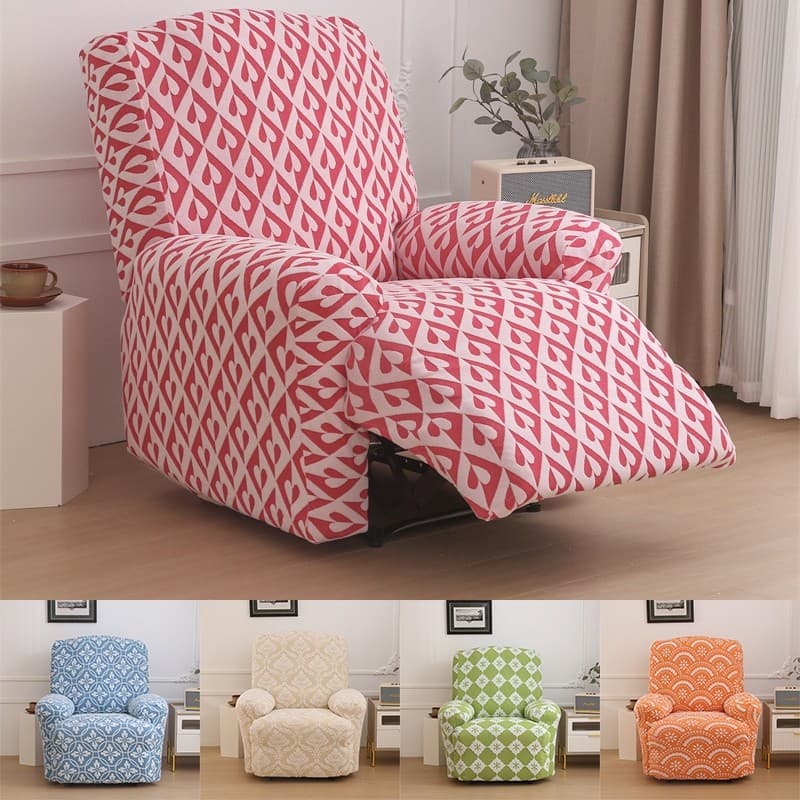 Capa De Sofá Elástica Grossa Jacquard Poltrona De 1 Lugar Reclinável