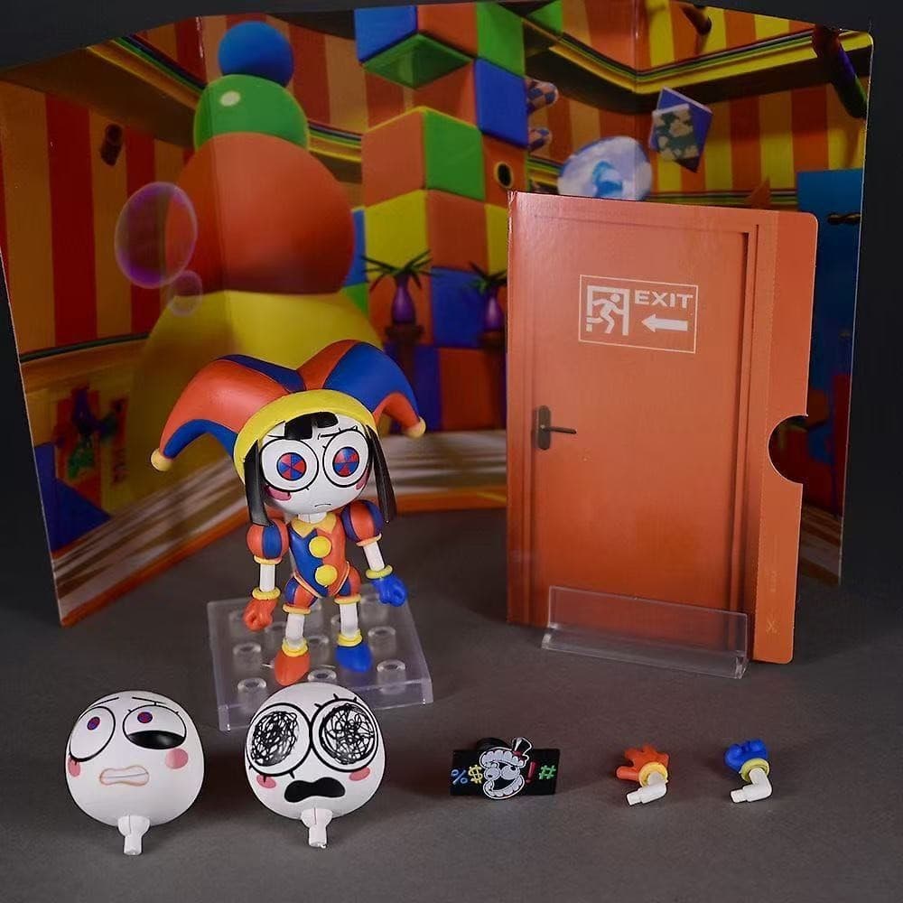 Número mágico Circus Pamoni Q Versão Nendoroid Joker Action Figure Presentes em caixa