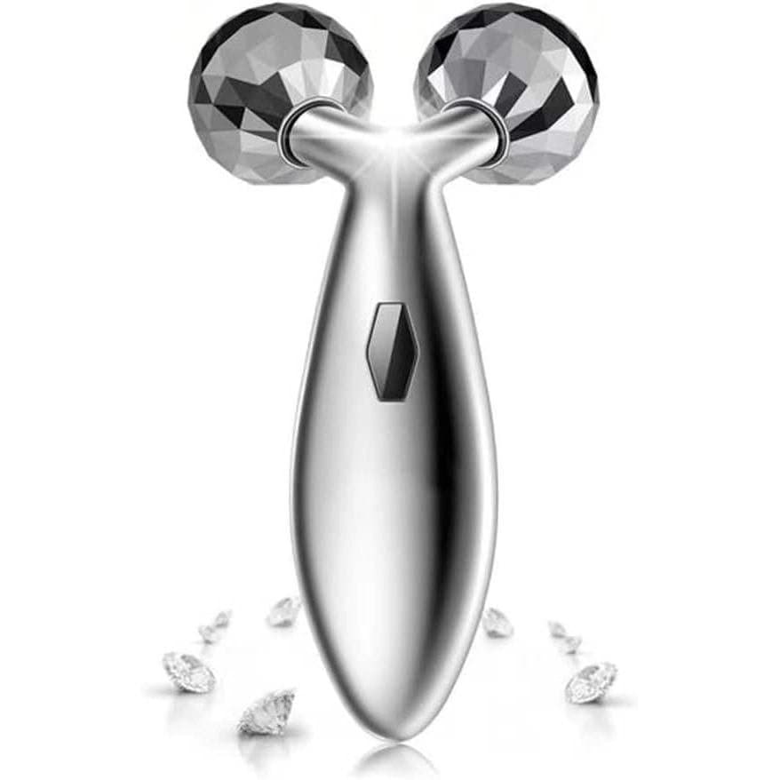 Massageador Facial 3D com Rolos, Ferramenta de Modelagem Facial - Massageador Facial para Lifting e Firmamento da Pele