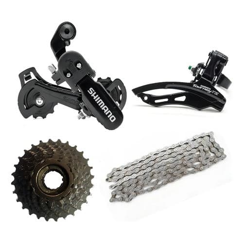 Kit Câmbios Shimano Tourney 21v 7 Velocidades Corrente Catra