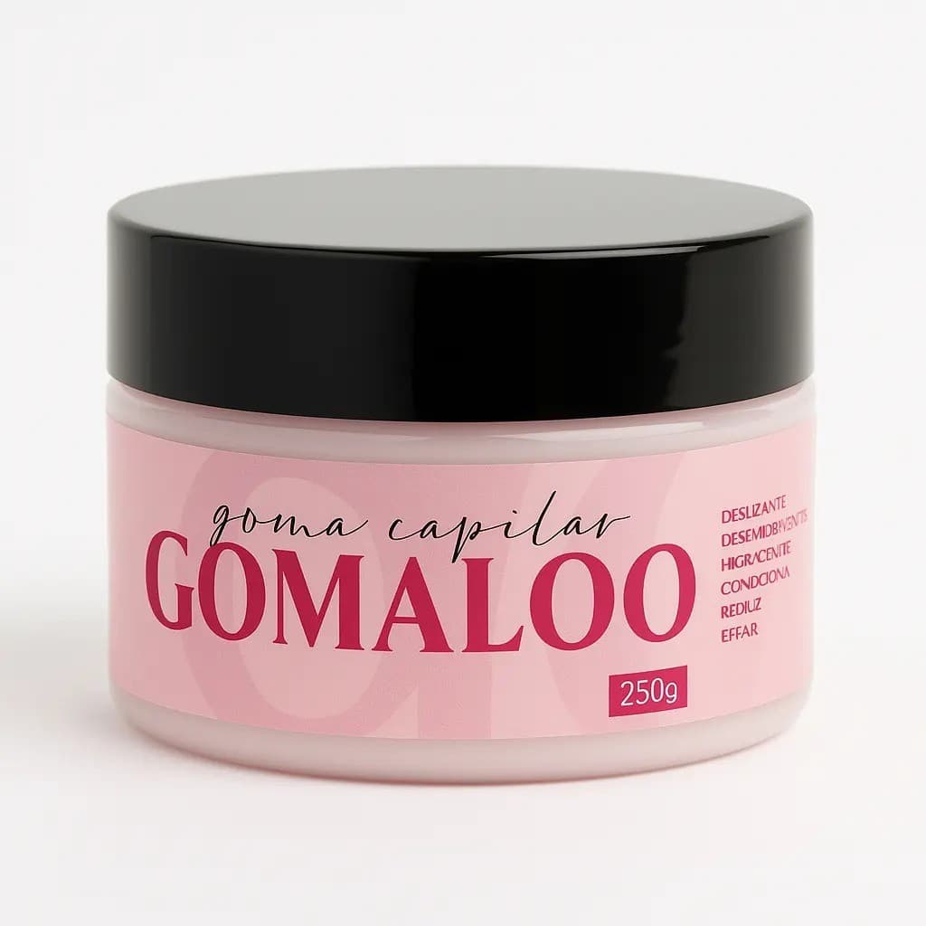 Máscara Gomaloo Goma Capilar Efeito Slip Hidratante 250g
