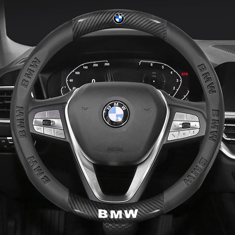 Capa de volante de couro para BMW X1 X2 X3 X4 X5 Série 3/4 Série 6 Série 3 GT M2 M6 128i 135is
