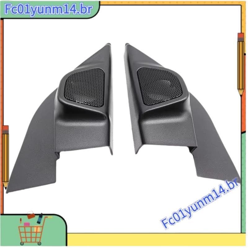 1 Conjunto De Capa De Alto-Falante Para Tweeter De Carro , Moldura Decorativa , Triângulo Ensolarado 2010-2019