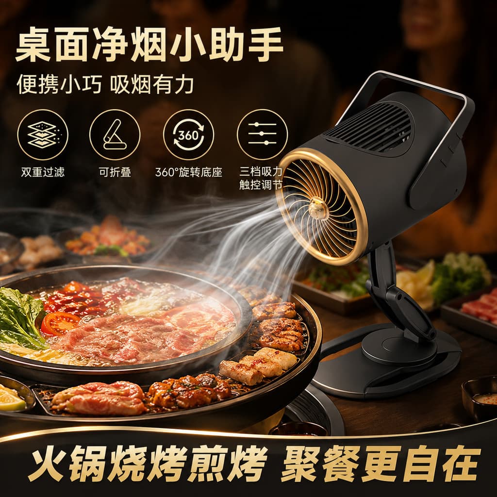 Extrator de óleo de alta sucção para uso doméstico, camping ao ar livre, churrasco e fondue, filtro e extrator de óleo,