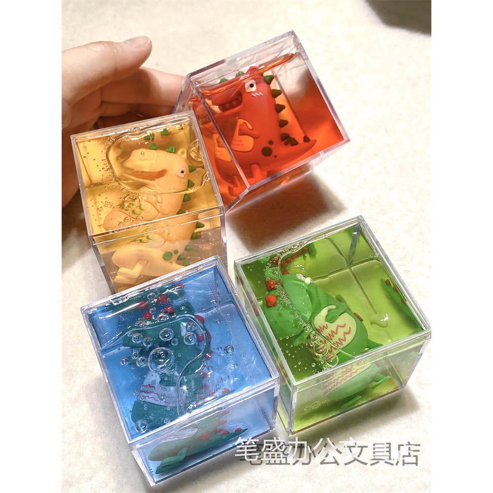 Novo estilo brinquedos educativos infantis cola de espuma bom alongamento influenciador dos desenhos animados dinossauro