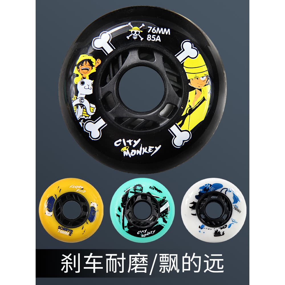 de peixe congelado squeating Hoop maldição patins patins patins adulto roda resistente ao desgaste escova St