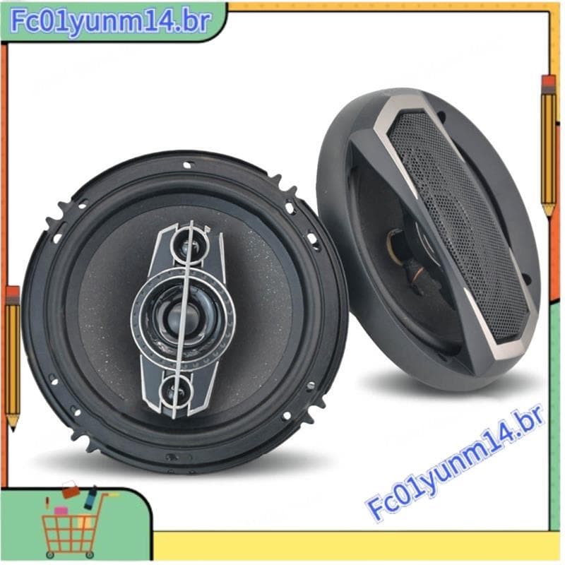 Sistema De Áudio Para Carro Alto-Falante Coaxial TS1695S De 4 Ohms , Trompete De Tom Completo De 6 Polegadas Modificado