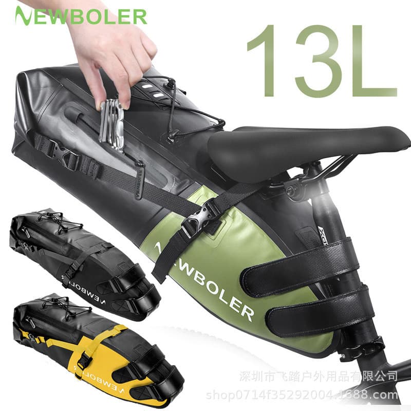 Saco de cauda grande à prova dwaterproof água grande capacidade saco de bicicleta estrada de longa distância equitação s
