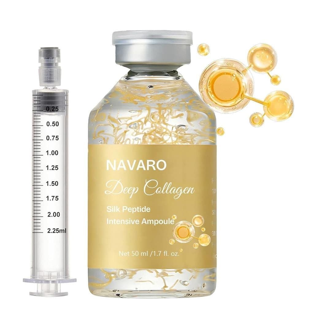 Sérum Lifting Profundo de Colágeno com Peptídeos Navarro |   Hidratante 72H, contém Palmitoyl Pentapeptide-4, usado para
