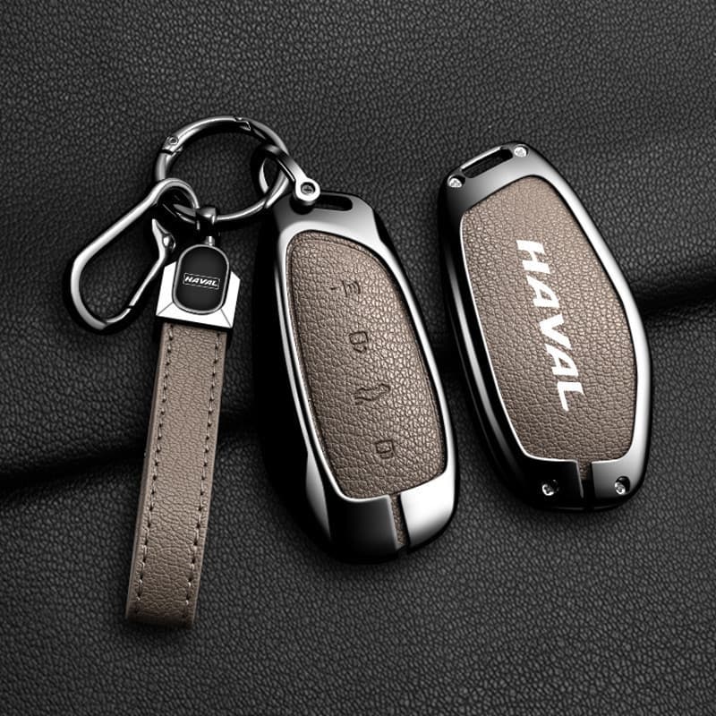 Pronta Entrega: Capa de Chave Haval H6 PHEV com Fivela de Liga Metálica, Fivela de Proteção Anti-Perda Haval H6 2025
