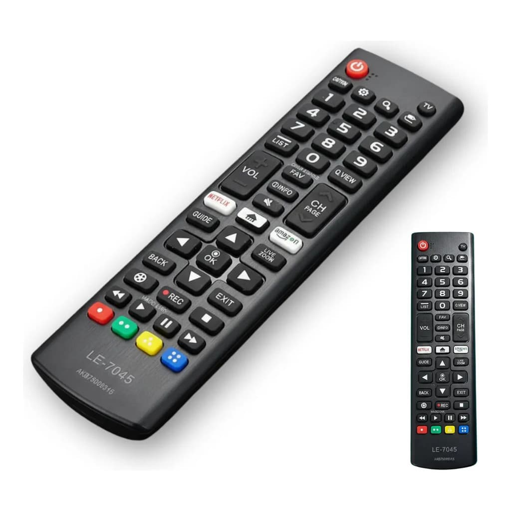 Controle Remoto Universal Para Tv Lg Smart C/ Botões Netflix