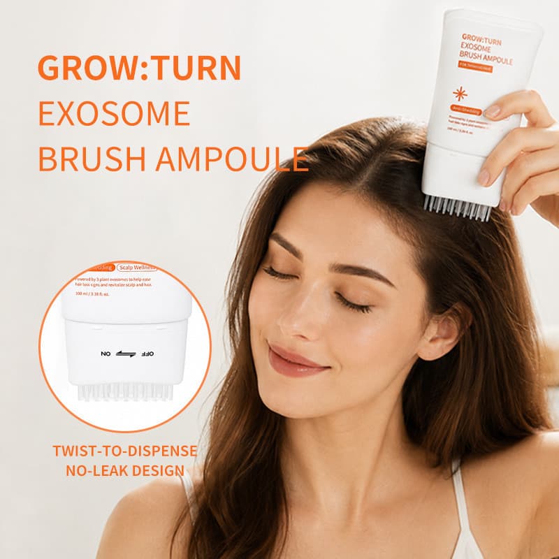 Sérum capilar com massageador integrado, cuidado capilar, fácil de aplicar, produto prático para cuidados com os cabelos
