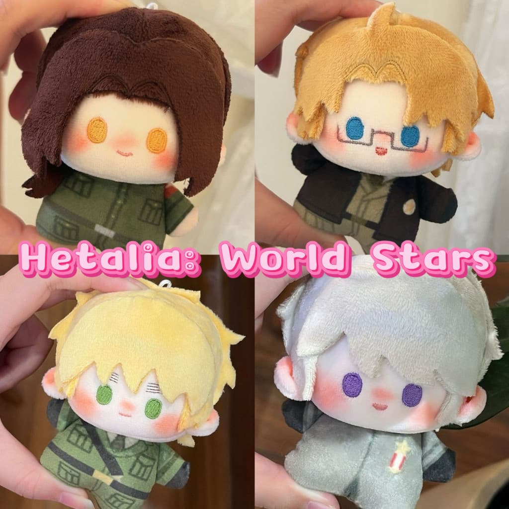 Anime Hetalia : Estrelas Do Mundo‌ Bonecos De Pelúcia Fofos Ivan Braginsky Arthur Kirkland Alfred F . Jones Yao Wang Cha