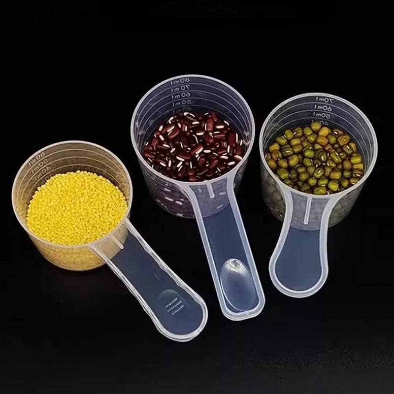 Colher De Café Medidora De Plástico ZVT Com Escala 15/30/70/120ml Ferramenta De Cozinha Para Cozimento BR