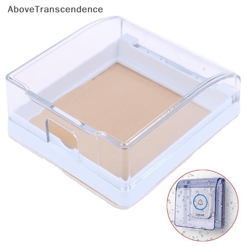 Capa À Prova D'água Para Campainha Sem Fio LED Protetora De Cristal
