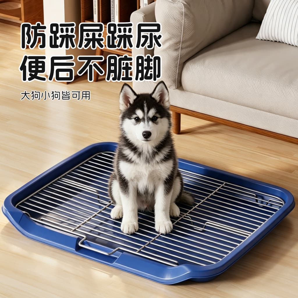 Vaso sanitário para cães, anti-pisos, anti-respingos, quadro de ferro plano, cachorro grande, Universal, ponto fixo inte