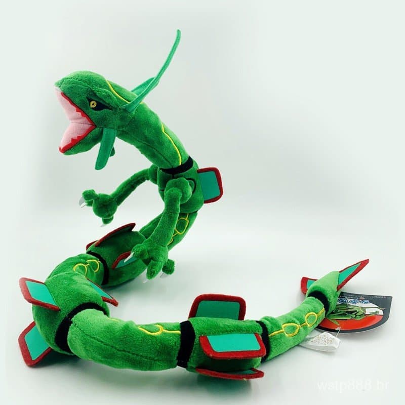 Brinquedo de Pelúcia Pokémon Anime de 202580cm, Boneco de Pelúcia Rayquaza, Almofada Macia, Presente de Aniversário e Na