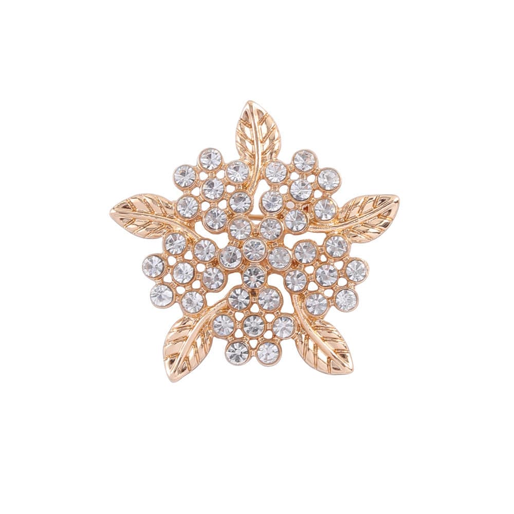 Amazon joias transfronteiriças cravejadas de diamantes planta flor broche ins venda quente tiro de rua bonito All-Match