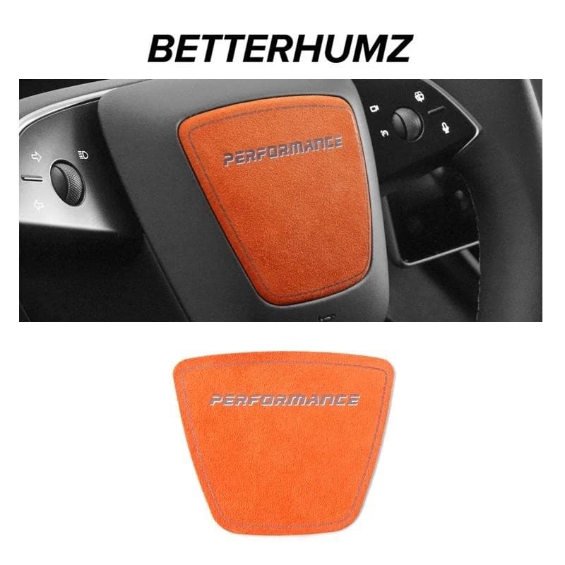 Para Tesla Modelo 3 Highland 2024 Feito De Alcântara Volante Centro Painel Guarnição Adesivos Interior Do Carro Tuning A
