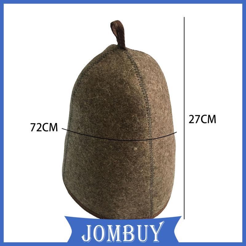 [Jombuy] 1 Unidade Sauna Chapéu 3 Mm De Espessura Anti Calor Fonte De Proteção De Cabeça Estilo Russo Durável