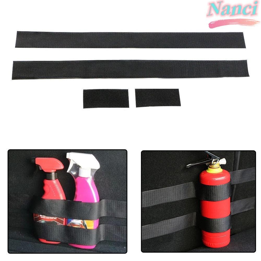 Correias De Porta-Malas De Carro NANCI , Suporte Leve De Poliéster Para Extintor De Incêndio , Tiras De Gancho De Nylon