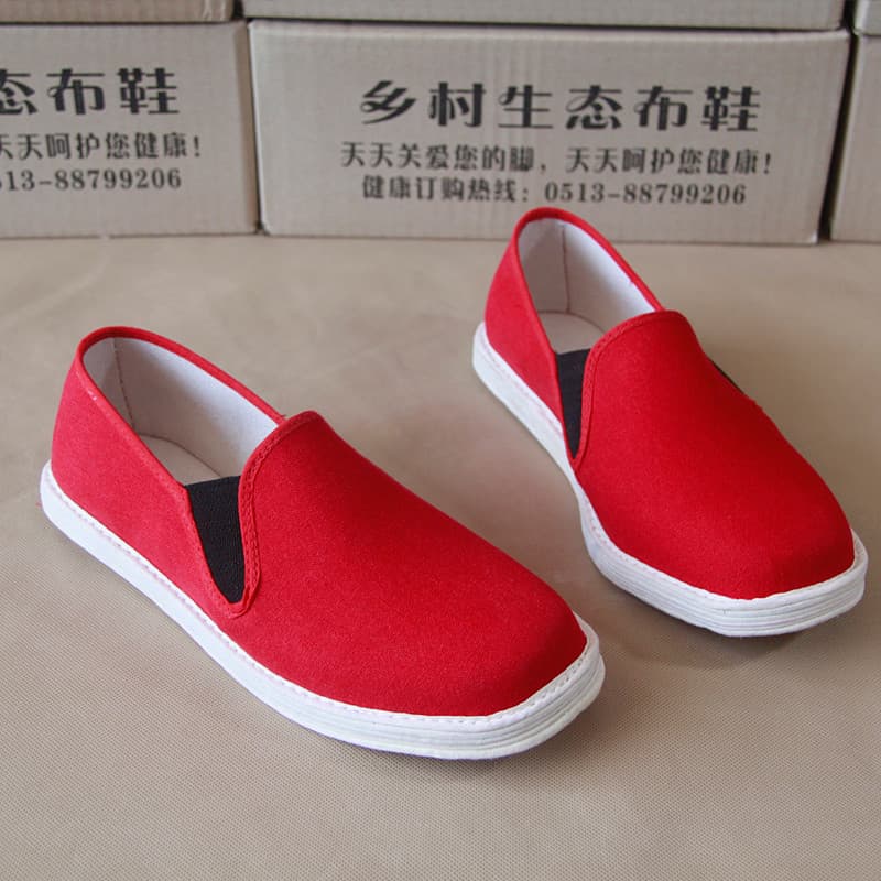 Novo estilo primavera outono Melaleuca sola de pano sapatos de casamento festivos grandes sapatos masculinos vermelhos m