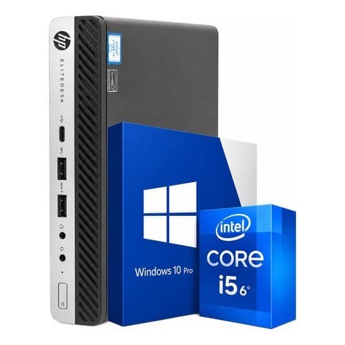 Mini Pc Hp 800 G3 Elitedesk I5 6a 8gb 240gb Ssd Win10 Wifi 127/220v