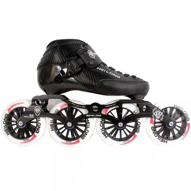 Preto dragão velocidade patinação corrida patins crianças jovens adulto velocidade patins de fibra carbono Inline patins