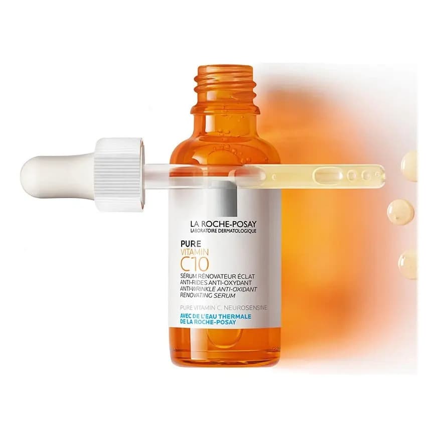 Sérum facial anti-rugas e anti-oxidante de renovação La Roche-Posay Pure Vitamin C10 dia/noite