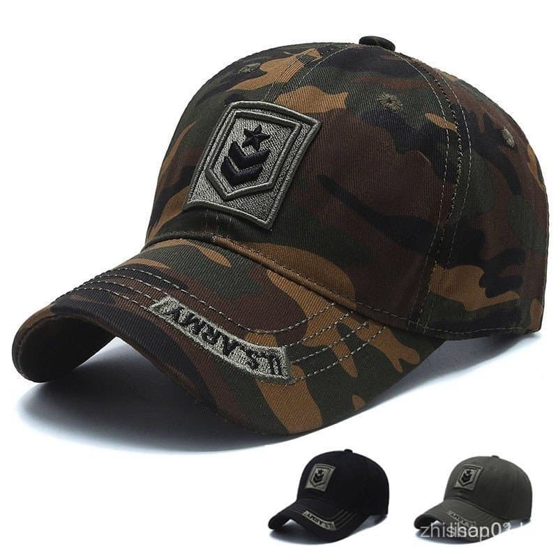Novo Boné de Beisebol Tático Camuflado Masculino Feminino Verão Proteção Solar Chapéu Exército dos EUA