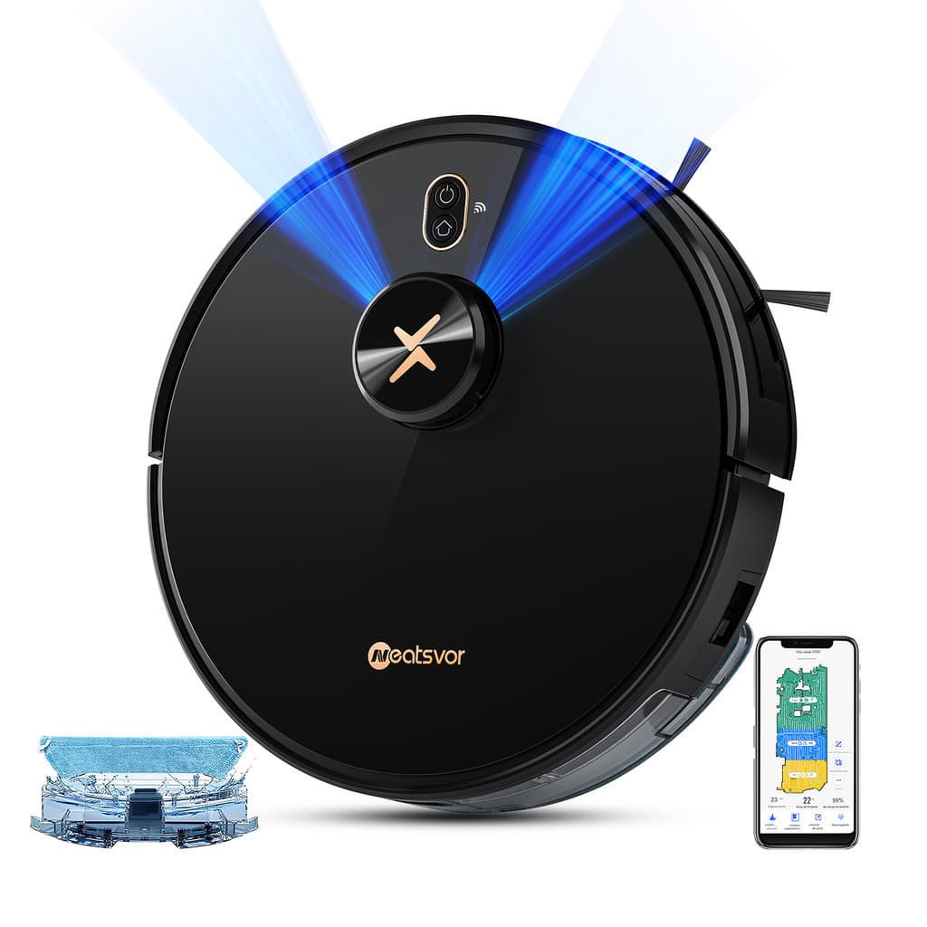 Produto com Licença Oficial da Marca Robô Aspirador Neatsvor X600pro Recarregamento Auto Bivolt