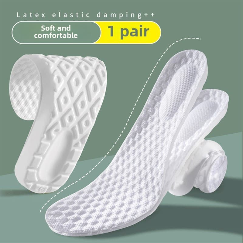 Palmilhas Unissex De Espuma Viscoelástica De Látex Macio Para Corrida , Almofadas Esportivas , Desodorante Com Função De