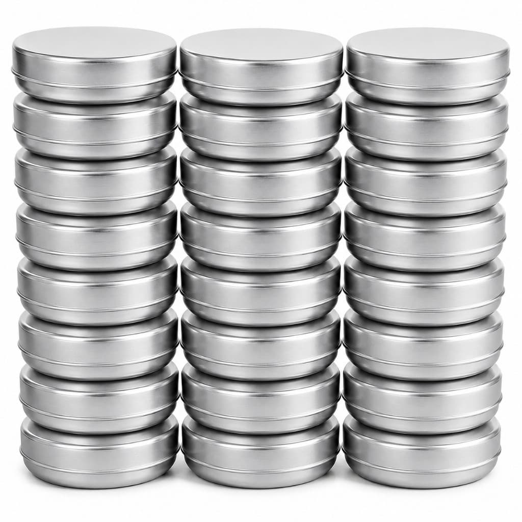 50 latinhas velas artesanais 5x1 lata redonda metal pote lembrancinha