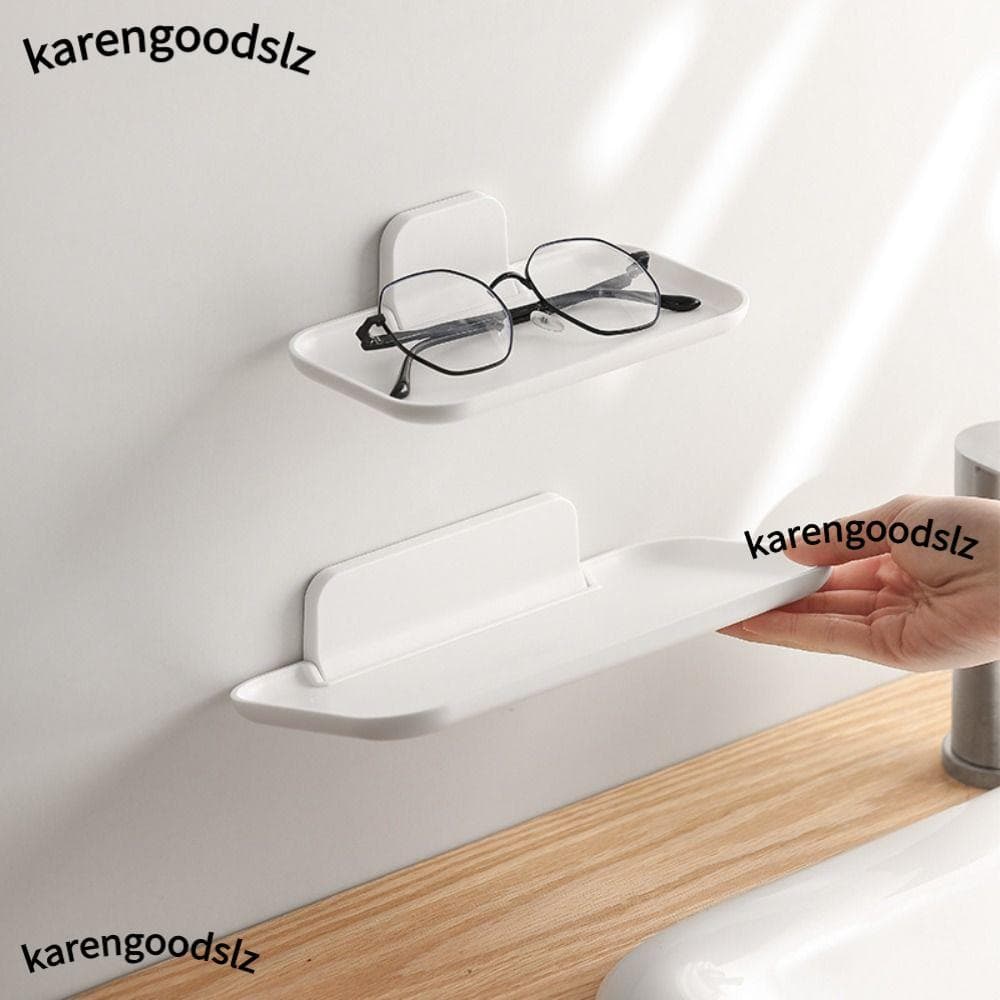 Prateleira De Armazenamento De Parede KARENGOODS , Rack Dobrável Montado Na Organizador De Suspensão Estável