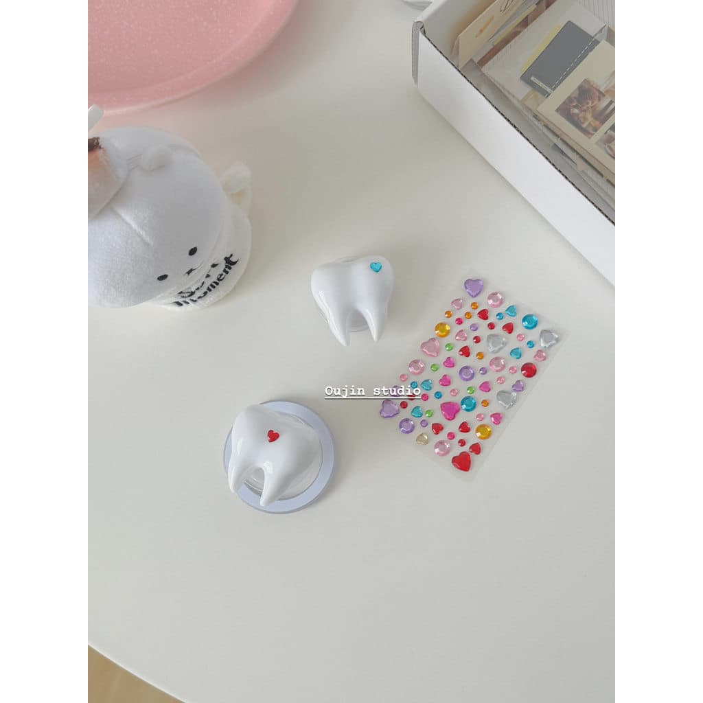 magsafe popsocket griptok magsafe Ins estilo Original funciona Flash diamante diy dentes bonitos suporte de Airbag do te