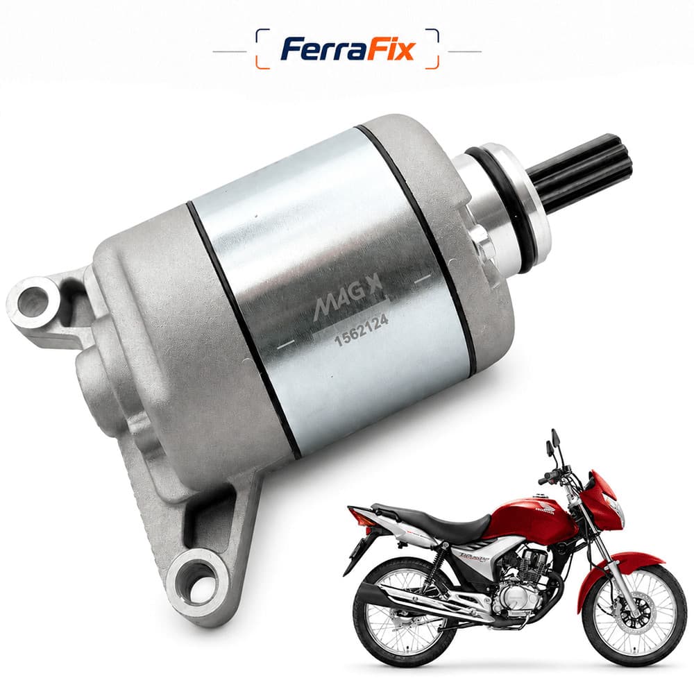Motor Partida CG Titan 150 Fan 150 NXR Bros 150 125 2004-2015 Honda Starter Mot