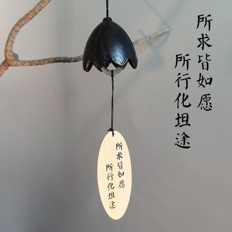 Estilo de lótus vento carrilhão decoração pingente pátio jardim ao ar livre varanda acampamento parede interior antigo p
