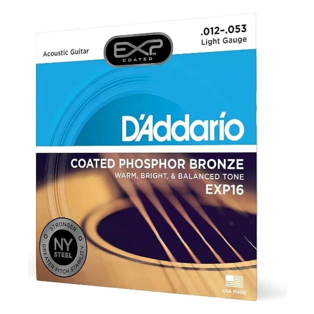 Jogo De Cordas D´addario exp16 Violão Aço 012-053