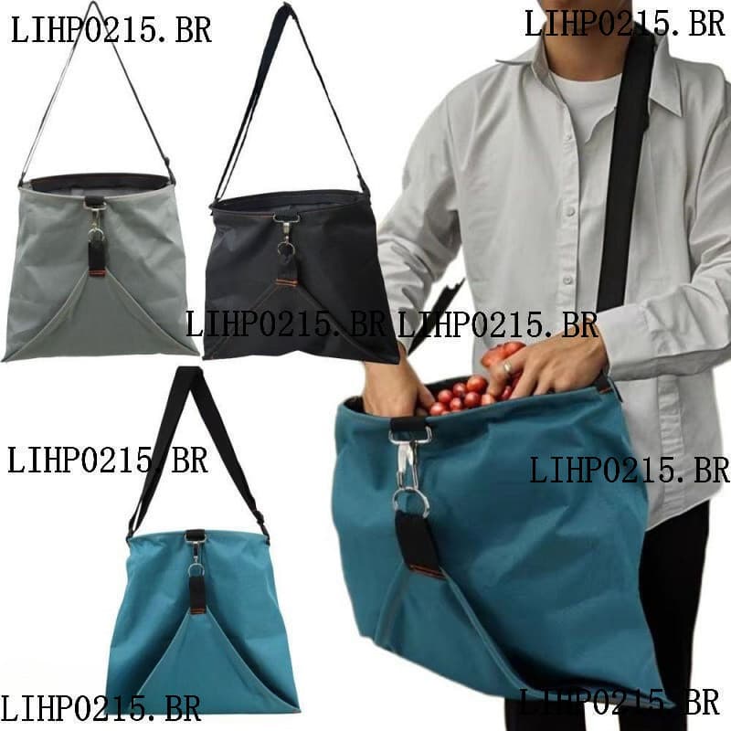 Saco Grande Para Colheita De Frutas , Bolsa Lavável Coleta Com Resistência A Rasgos , Alça Ajustável