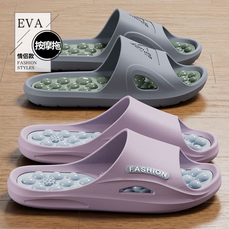 [Novo produto envio rápido] chinelos de massagem masculino verão 2026 novo estilo casa interior antiderrapante banheiro