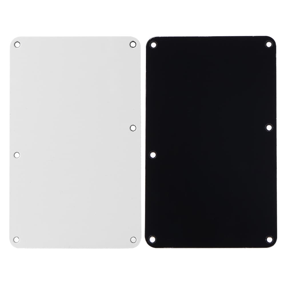Placa Traseira De Cavidade De Fiação De Guitarra De Seis Furos Em PVC Para Painel De Mola
