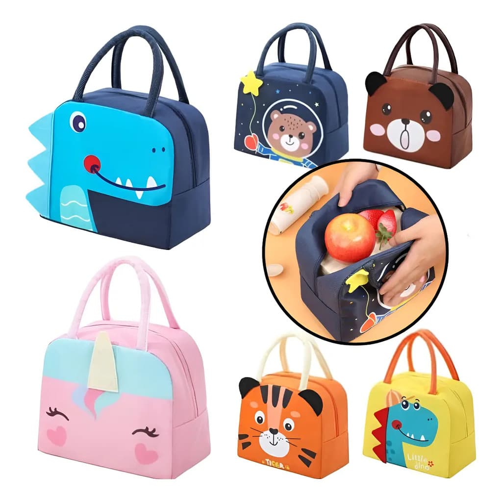 Lancheira Termica 3d Desenhos Infantil Menino